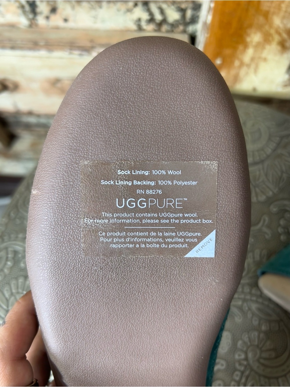UGG • NEW Women's Tamara suede slippers in a teal green color - Picture 7 of 10